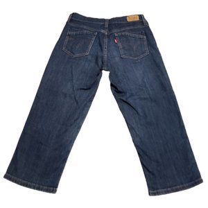 Levi's Blue Jean Capris Capri Pants | Women's 27 Western Cowboy Denim Classic